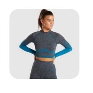 Gymshark Amplify Seamless Long Sleeve Crop Top
